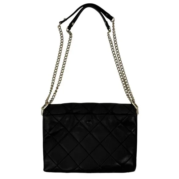Kate Spade New York Emerson Place Lenia Black Quilted Leather Shoulder Bag - Picture 8 of 16